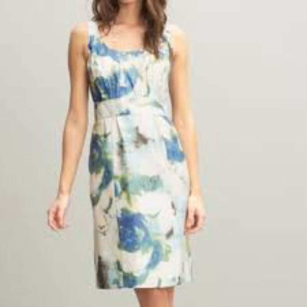 Banana Republic Silk Watercolor Dress